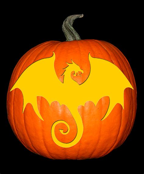 dragon pumpkin ideas|dragon stencil for pumpkin carving.